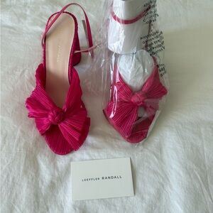 Loeffler Randall Fuchsia Heeled Sandals